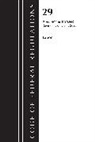 Office Of The Federal Register (U S, Office of the Federal Register (U S ), Tbd - Code of Federal Regulations, Title 29 Labor;osha 1900 1910.999,