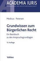 Dieter Medicus, Jens Petersen - Grundwissen zum Bürgerlichen Recht
