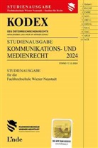 Werner Doralt - KODEX Studienausgabe Kommunikations- und Medienrecht