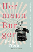 Hermann Burger, Simon Zumsteg - Kurzgefasster Lebenslauf und andere frühe Prosa. Bork. Diabelli