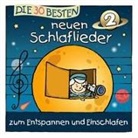 Die Kita-Frösche, Karsten Glück, Simone Sommerland - Die 30 besten neuen Schlaflieder 2, 1 Audio-CD (Hörbuch)