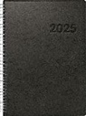 rido/idé 7027501905 Buchkalender Modell Conform (2025)| 1 Seite = 1 Tag| A4| 384 Seiten| Kunststoff-Einband| schwarz