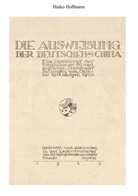 Haiko Hoffmann, Sträter, Hans-Jürgen Sträter - Die Ausweisung der Deutschen aus China
