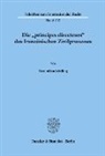 Maximilian Schilling - Die »principes directeurs« des französischen Zivilprozesses.