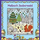 Kinderbücher Zimtbärwind, Josie von Zimtbärwind, Josie von Zimtbärwind, Zimtbärwind Verlag, Zimtbärwind Verlag - Mandala Malbuch für Kinder ab 8 Jahren und Erwachsene - Zauberwald Ausmalbuch mit süßen Waldtieren wie Fuchs + Igel + Hase + Eichhörnchen und Eulen