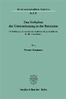 Werner Krommes - Das Verhalten der Unternehmung in der Rezession.