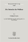 Ferdinand Tönnies, Jürgen Zander - Die Tatsache des Wollens.