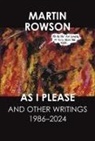 Martin Rowson - As I Please