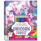Hinkler Pty Ltd - Kaleidoscope Colouring Kit Unicorn Forest