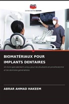 ABRAR AHMAD HAKEEM - BIOMATÉRIAUX POUR IMPLANTS DENTAIRES