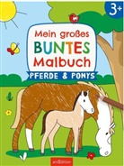 Marlit Kraus - Mein großes buntes Malbuch - Pferde und Ponys