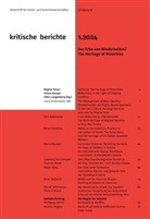 Regine Heß, Orkun Kasap, Silke Langenberg - Kritische Berichte : Zeitschrift für Kunst-                                                  und Kulturwissenschaften / Jahrgang 52, Heft                                                  1.2024