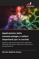 Gervas Epafras Assey - Applicazione delle nanotecnologie a settori importanti per la società