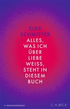 Elke Schmitter - Alles, was ich über Liebe weiß, steht in diesem Buch