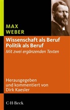 Max Weber, Dirk Kaesler - 'Wissenschaft als Beruf' - 'Politik als Beruf'