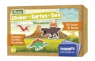Vanessa Götz, Carmen Kenzel - Meine Sticker + Karten + Box - Dinosaurier, m. 1 Beilage