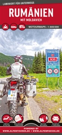 MoTourMedia - MoTourMaps Rumänien Auto- und Motorradkarte 1:800.000