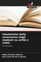 Ana Lucia Mª. da S. Gomes, Ana Lucia Mª.da S.Gomes, Eliete Pereira Viturino - Valutazione delle conoscenze degli studenti su anfibi e rettili