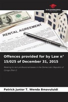 Patrick Junior T. Wenda Bmavuluidi - Offences provided for by Law n° 15/025 of December 31, 2015