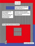 Franz Kafka, Roland Reuss, Peter Staengle - Beschreibung eines Kampfes, m. 1 CD-ROM