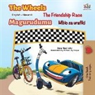 Kidkiddos Books, Inna Nusinsky - The Wheels The Friendship Race (English Swahili Bilingual Book for Kids)