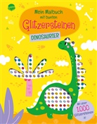 Sonja Fiedler-Tresp - Mein Malbuch mit bunten Glitzersteinen. Dinosaurier (Mit über 1.000 Glitzersteinen)