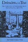 Anthony Grafton, Grafton Anthony - Defenders of the Text