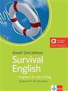 Great! Survival English A1-B2, 2nd edition - Hybride Ausgabe allango, m. 1 Beilage