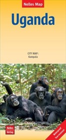Nelles Verlag, Nelles Verlag - Nelles Map Landkarte Uganda