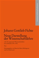 Johann Gottlieb Fichte, Maurizio Maria Malimpensa, Maurizio Maria Malimpensa, Radrizzani, Ives Radrizzani - Neue Darstellung der Wissenschaftslehre oder die sogenannte Wissenschaftslehre nova methodo (1796-1799)