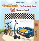 Kidkiddos Books, Inna Nusinsky - The Wheels - The Friendship Race (English Gujarati Bilingual Kids Book)