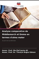 Assoc. Timuçin Bu¿ra Edman, Assoc. Prof. Dr. Timuçin Bugra Edman, Assoc. Ma Elaf Jasim Ali, Assoc. Prof. Ma Elaf Jasim Ali - Analyse comparative de Middlemarch et Emma en termes d'alma mater