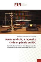 Jean Salem Israël Marcel Kapya Kabesa - Accès au droit, à la justice civile et pénale en RDC