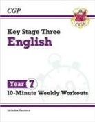 CGP Books, CGP Books, CGP Books, CGP Books - KS3 Year 7 English 10-Minute Weekly Workouts