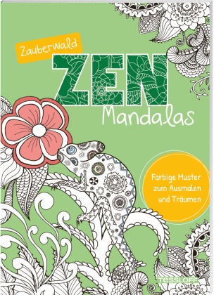 Tessloff Verlag Ragnar Tessloff GmbH & Co.KG - Zauberwald Zen-Mandalas - Farbige Muster zum Ausmalen und Träumen. Zauberhaft kolorierte Mandala-Motive zum fertig Ausmalen. Für Kinder und Erwachsene. Ab 8 Jahren