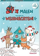 Tessloff Verlag Ragnar Tessloff GmbH &amp; Co.KG - 24 x malen und dann ist Weihnachten!