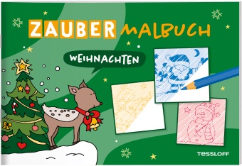 Sandra Schmidt, Sandra Schmidt - Zaubermalbuch. Weihnachten - Mit magischen Zauberseiten