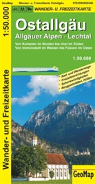 Ostallgäu, Allgäuer Alpen, Lechtal Wander- und Freizeitkarte