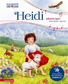 Henrik Albrecht, Johanna Spyri, Malin Hörl - Heidi (Weltliteratur und Musik mit CD und zum Streamen)