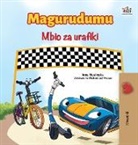 Kidkiddos Books, Inna Nusinsky - The Wheels The Friendship Race (Swahili Book for Kids)