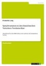 Friederike Lang - Sprachvariation in den französischen Varietäten Nordamerikas