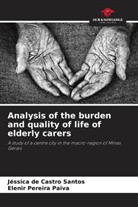 Jéssica de Castro Santos, Elenir Pereira Paiva - Analysis of the burden and quality of life of elderly carers