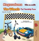 Kidkiddos Books, Inna Nusinsky - The Wheels The Friendship Race (Swahili English Bilingual Book for Kids)
