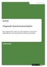 Anonymous - Pragmatik Sprachwissenschaften