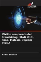 Radwa Elsaman - Diritto comparato del franchising: Stati Uniti, Cina, Malesia, regioni MENA