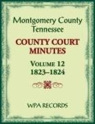 Wpa Records - Montgomery County, Tennessee County Court Minutes, Volume 12, 1823-1824