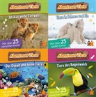 Abenteuer Tiere. Minibuch 4er-Set, 4 Teile