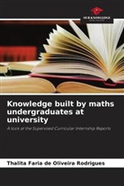 Thalita Faria de Oliveira Rodrigues - Knowledge built by maths undergraduates at university