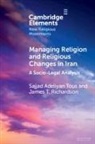 Sajjad Adeliyan Tous, Sajjad (Independent Scholar) Richar Adeliyan Tous, James T Richardson, James T. (University of Nevada Richardson, Richardson James T., Sajjad Adeliyan Tous... - Managing Religion and Religious Changes in Iran