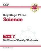 CGP Books, CGP Books, CGP Books, CGP Books - New KS3 Year 7 Science 10-Minute Weekly Workouts (includes answers)